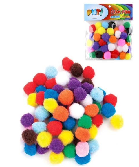 Pom Pom 20 mm Puti Viva