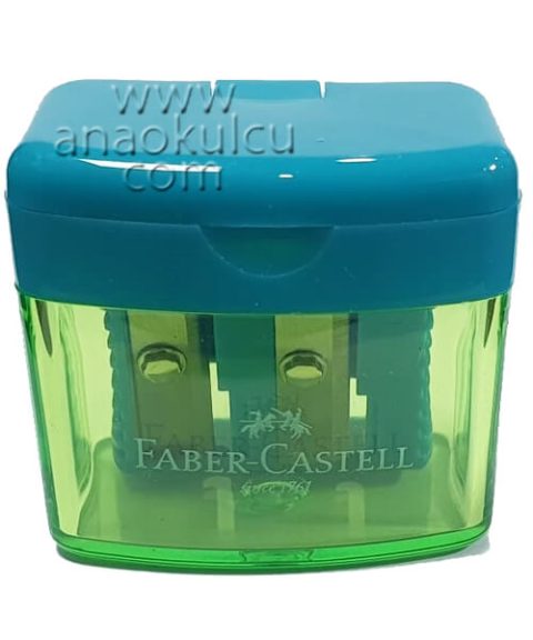 faber castell yeşil kalemtraş 2 li