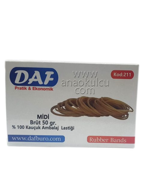 Daf Paket Lastiği Midi 50 Gr (165 Adet)